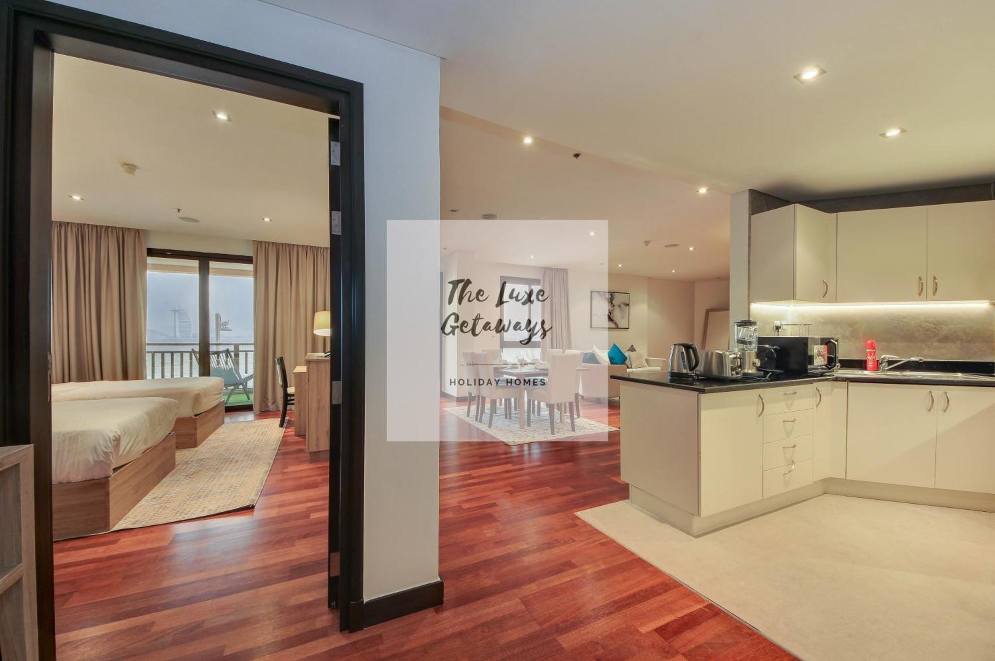 Luxe Getaways Royal Amwaj Palm Jumeirah Resort Apartment Holiday Home Dubai Luaran gambar